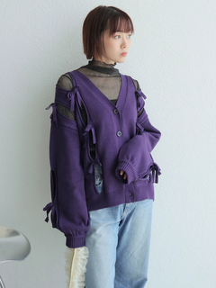 LADYMADE(レディメイド) |ホールリボンニットカーディガン