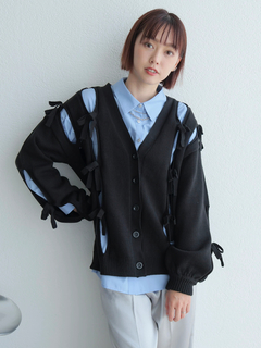 LADYMADE(レディメイド) |ホールリボンニットカーディガン