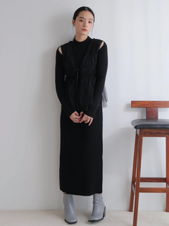 LADYMADE(レディメイド) |リボンチュールトップス×ラメニットワンピースセット