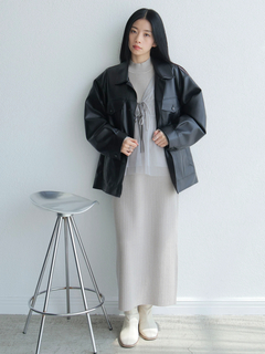 LADYMADE(レディメイド) |リボンチュールトップス×ラメニットワンピースセット