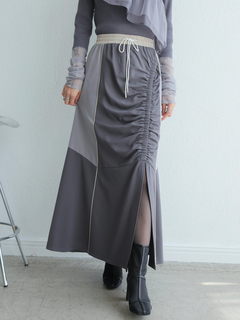 バイカラートラックカットスカー...