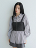 LADYMADE(レディメイド)通販 | シャーリングシャツ×ニットビスチェセット