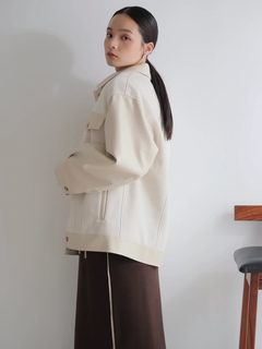 LADYMADE(レディメイド) |フェイクレザー中綿ジャケット