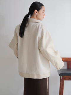 LADYMADE(レディメイド) |フェイクレザー中綿ジャケット