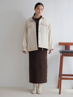 LADYMADE(レディメイド) |フェイクレザー中綿ジャケット