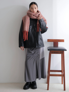 LADYMADE(レディメイド) |フェイクレザー中綿ジャケット