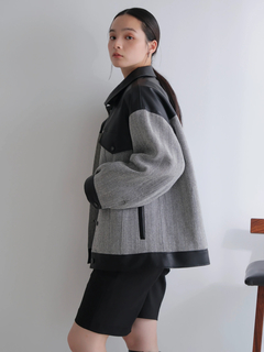 LADYMADE(レディメイド) |フェイクレザー中綿ジャケット