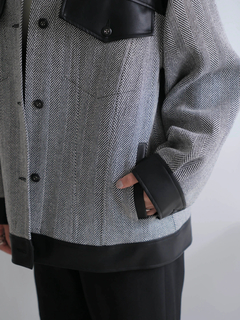 LADYMADE(レディメイド) |フェイクレザー中綿ジャケット