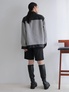 LADYMADE(レディメイド) |フェイクレザー中綿ジャケット