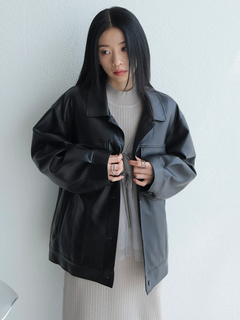 LADYMADE(レディメイド) |フェイクレザー中綿ジャケット