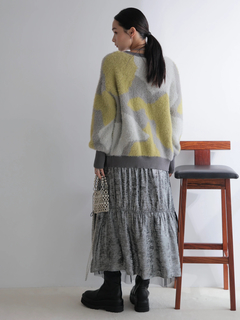 LADYMADE(レディメイド) |メタリックリボンリバーシブルスカート