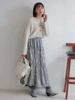 LADYMADE(レディメイド) |メタリックリボンリバーシブルスカート