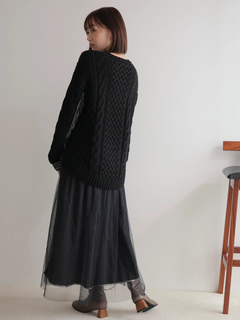 LADYMADE(レディメイド) |メタリックリボンリバーシブルスカート