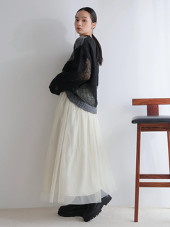LADYMADE(レディメイド) |メタリックリボンリバーシブルスカート