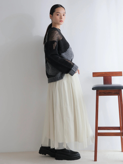 LADYMADE(レディメイド) |メタリックリボンリバーシブルスカート