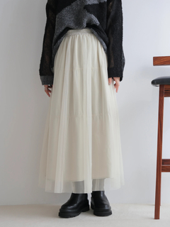 LADYMADE(レディメイド) |メタリックリボンリバーシブルスカート