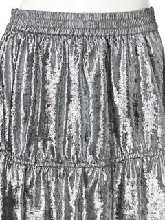 LADYMADE(レディメイド) |メタリックリボンリバーシブルスカート