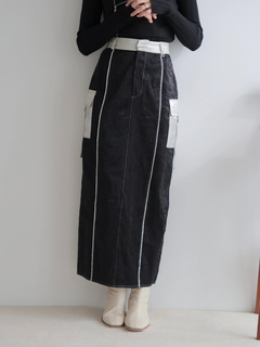 ワークポケットバイカラータイト...