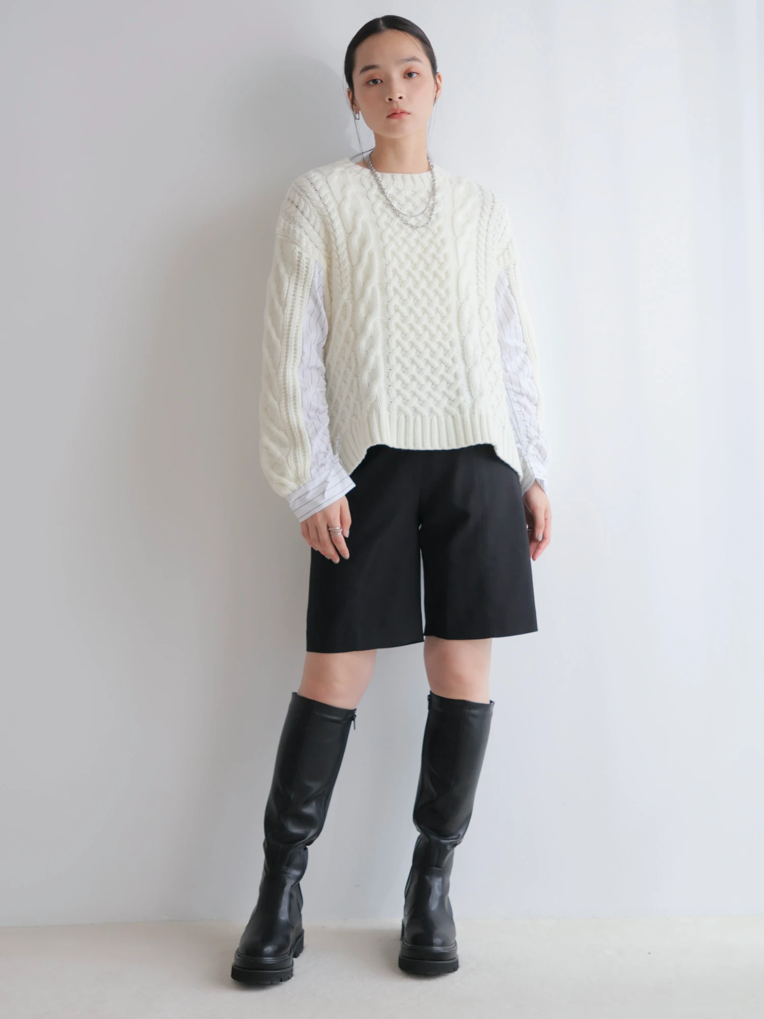 美品 ケープドッキングシャツ♡ トレインマーチ くまちゃんケープ | HoshibakoWorks