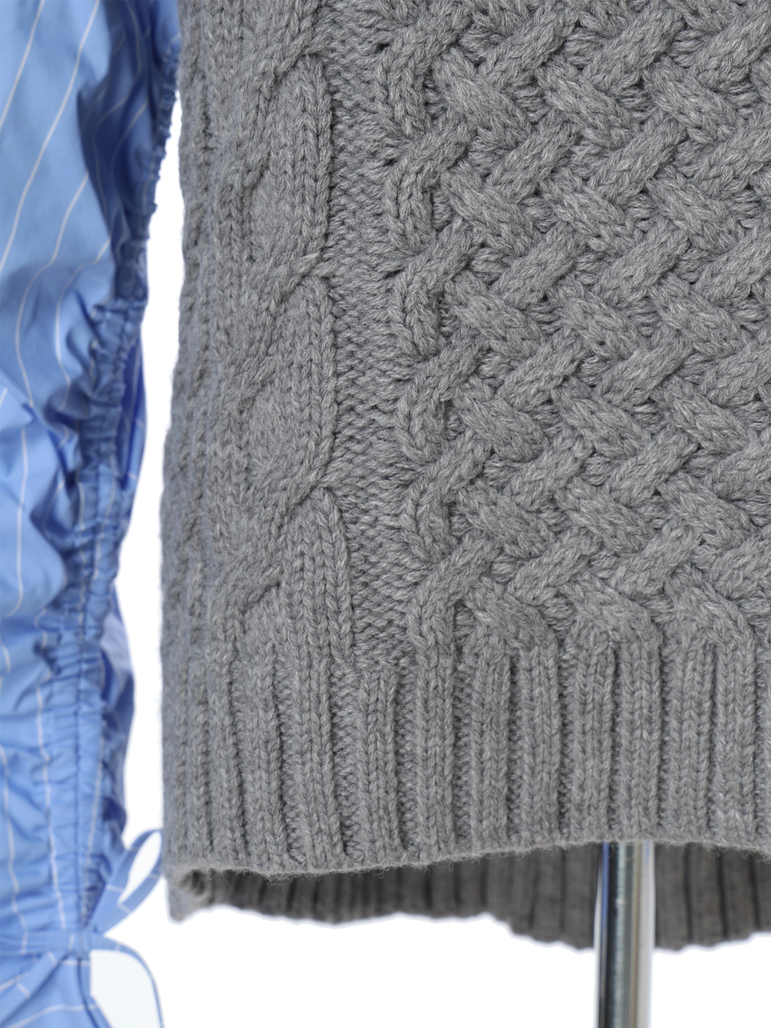 LADYMADE（レディメイド）｜ シャツドッキングケーブルニット アイテム