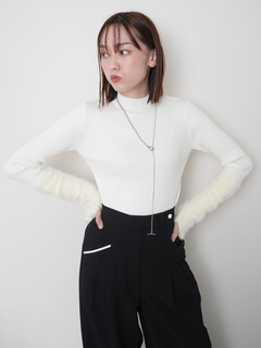 LADYMADE(レディメイド) |フェザースリーブニット×リボンキャミSET