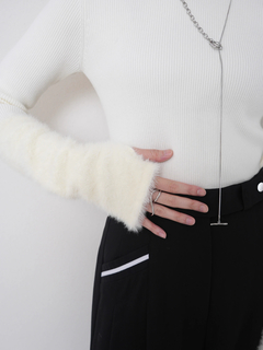LADYMADE(レディメイド) |フェザースリーブニット×リボンキャミSET
