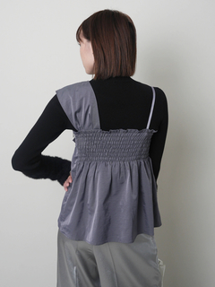LADYMADE(レディメイド) |フェザースリーブニット×リボンキャミSET