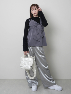 LADYMADE(レディメイド) |フェザースリーブニット×リボンキャミSET