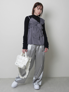 LADYMADE(レディメイド) |フェザースリーブニット×リボンキャミSET