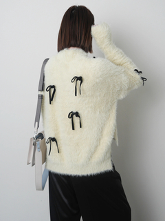 LADYMADE(レディメイド) |ベロアリボンフェザーニット