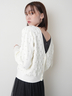 LADYMADE(レディメイド)通販 | パールスタッズニットカーディガン