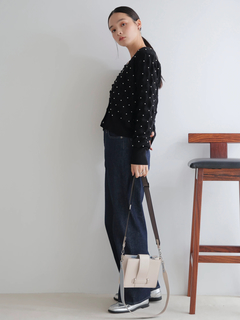 LADYMADE(レディメイド) |パールスタッズニットカーディガン