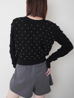 LADYMADE(レディメイド) |パールスタッズニットカーディガン