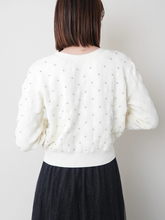 LADYMADE(レディメイド) |パールスタッズニットカーディガン