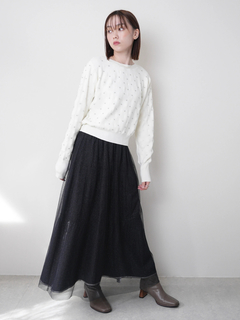 LADYMADE(レディメイド) |パールスタッズニットカーディガン