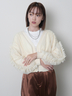 LADYMADE(レディメイド)通販 | フロントジップチュールフリルカーディガン