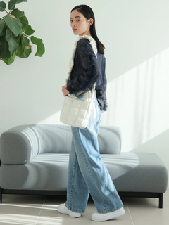 LADYMADE(レディメイド) |フロントジップチュールフリルカーディガン
