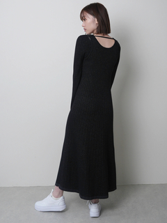 LADYMADE(レディメイド) |フロントジップレイヤードニットワンピース