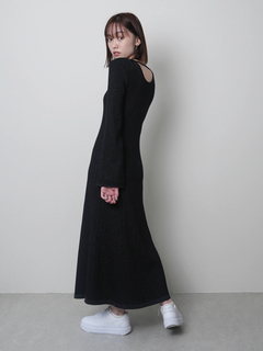 LADYMADE(レディメイド) |フロントジップレイヤードニットワンピース