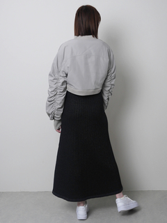 LADYMADE(レディメイド) |フロントジップレイヤードニットワンピース