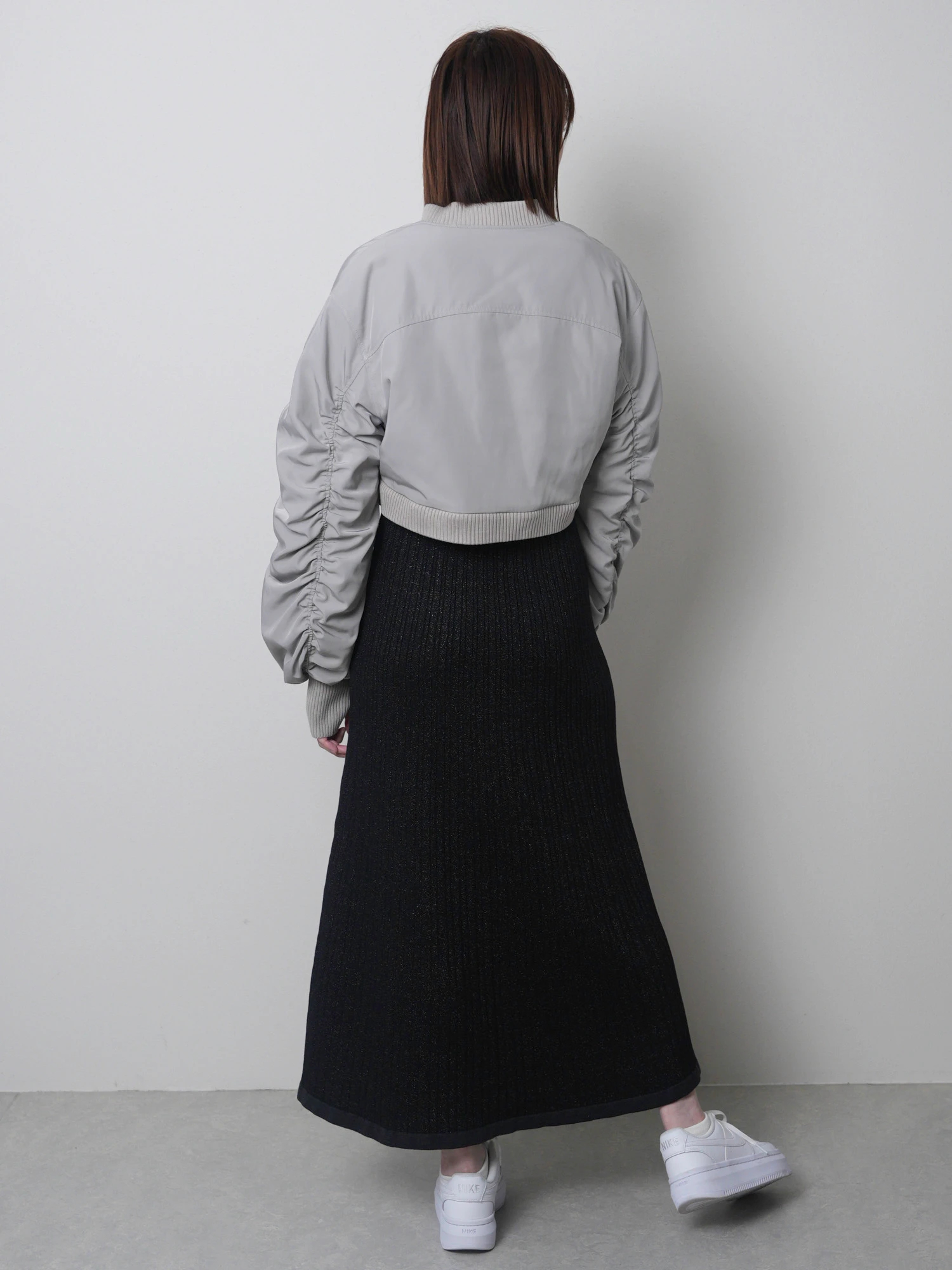 LADYMADE（レディメイド）｜ フロントジップレイヤードニット