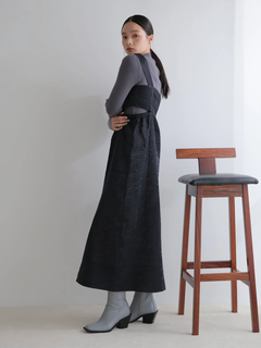 LADYMADE(レディメイド) |フロントジップサイドリボンジャンスカ