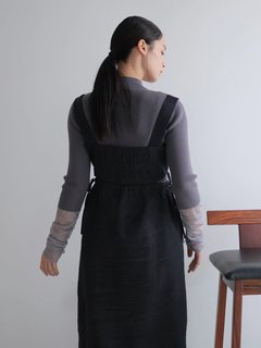 LADYMADE(レディメイド) |フロントジップサイドリボンジャンスカ