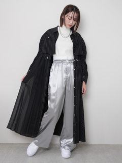 LADYMADE(レディメイド) |ストライプドロストシャツワンピース