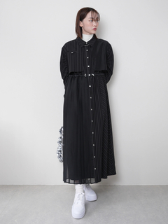 LADYMADE(レディメイド) |ストライプドロストシャツワンピース