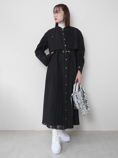 LADYMADE(レディメイド) |ストライプドロストシャツワンピース