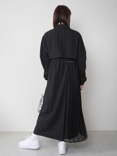 LADYMADE(レディメイド) |ストライプドロストシャツワンピース