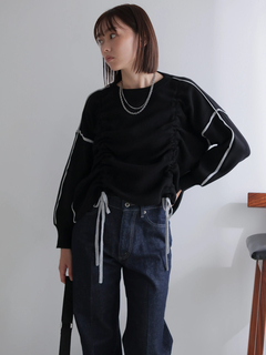 LADYMADE(レディメイド) |バイカラードロストニットセットアップ