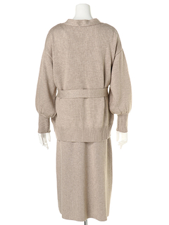 Roine'(ロイン) |ロングニットアンサンブル