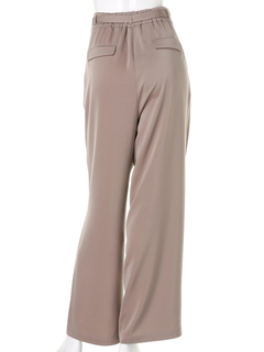 Roine'(ロイン) |Slim wide Glossy パンツ